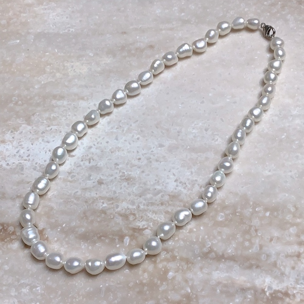 😍Honora White Pearl Necklace 17.5”😍NWOT